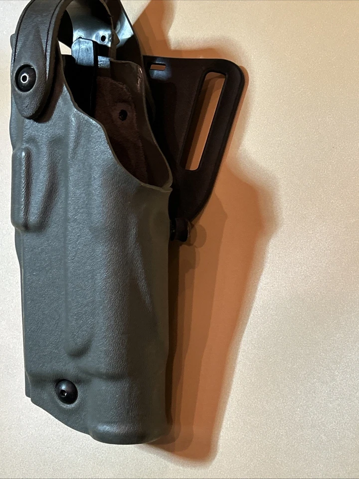 Safariland 6360 Lev3 STX Duty Holster Glock 19 23 w/ Light LH, Green - Image 2 of 4