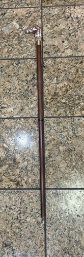 Pre Owned Vintage Decorative Wooden Horse Head Cane Unscrews At Head And Base - Picture 8 of 9