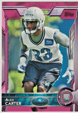 2015 Topps Detroit Lions Alex Carter #394 -Pink parallel #386/499 -ROOKIE
