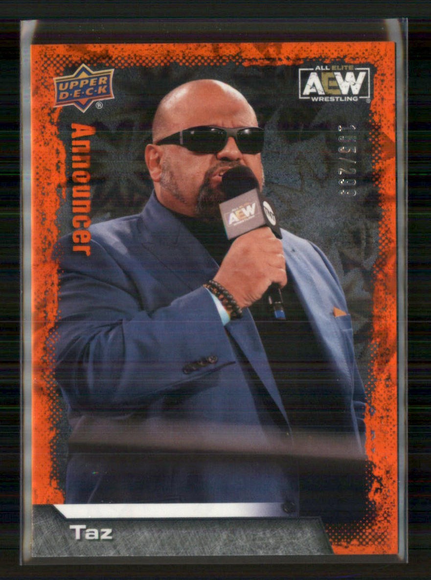 Taz 2022 Upper Deck AEW #100 Dynamite /299 14237