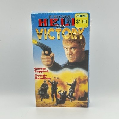 New Sealed From Hell To Victory VHS 1990 Action War Drama George Peppard