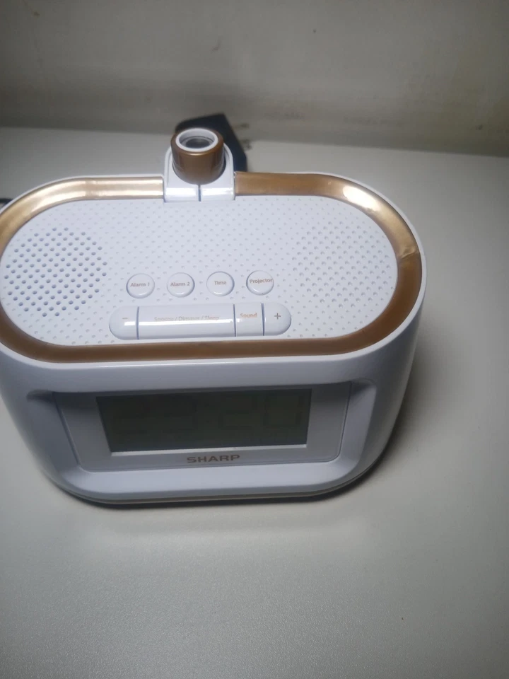 Sharp Projection Alarm Clock SPC585 Soothing Nature Sleep Sounds Dual Power NOB - Image 4 of 4