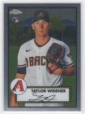#133 2021 Topps Chrome Platinum Anniversary  Taylor Widener RC Diamondbacks