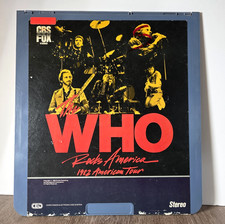 The WHO Rocks America 1982 American Tour CED SelectaVision Videodisc 1983 Live