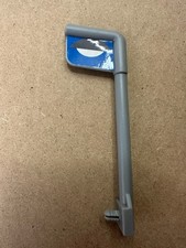 Gray Plastic Playset Track Sign Barrier Replacement Part Unknown Toy Accessory