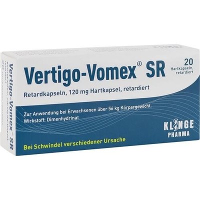 VERTIGO-VOMEX SR Retardkapseln 20 St. PZN 06898485