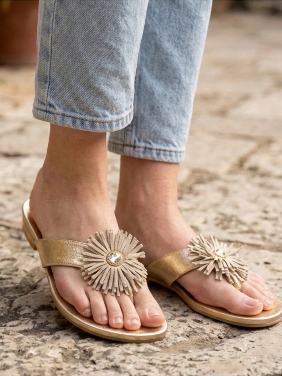 Coach Gold Sandals for Women for sale | eBay