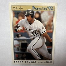 FRANK THOMAS 1992 O-Pee-Chee Premier #59 Chicago White Sox
