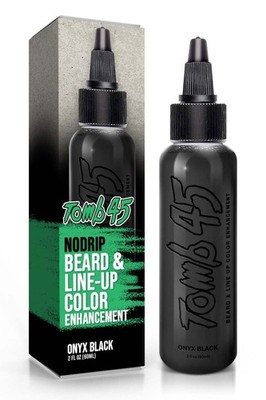 NO DRIP Enhancement Color (Onyx Black) | Hair Enhancer For Beard & Lineup | W...