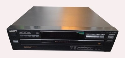 Sony CDP-C345 5 Disc Carousel CD Player Tested Working No Remote