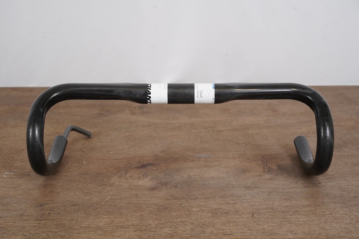 Giant Contact SLR 390mm/420mm ハンドル 42cm Giant Contact SLR Compact Carbon Road Handlebar 31.8mm