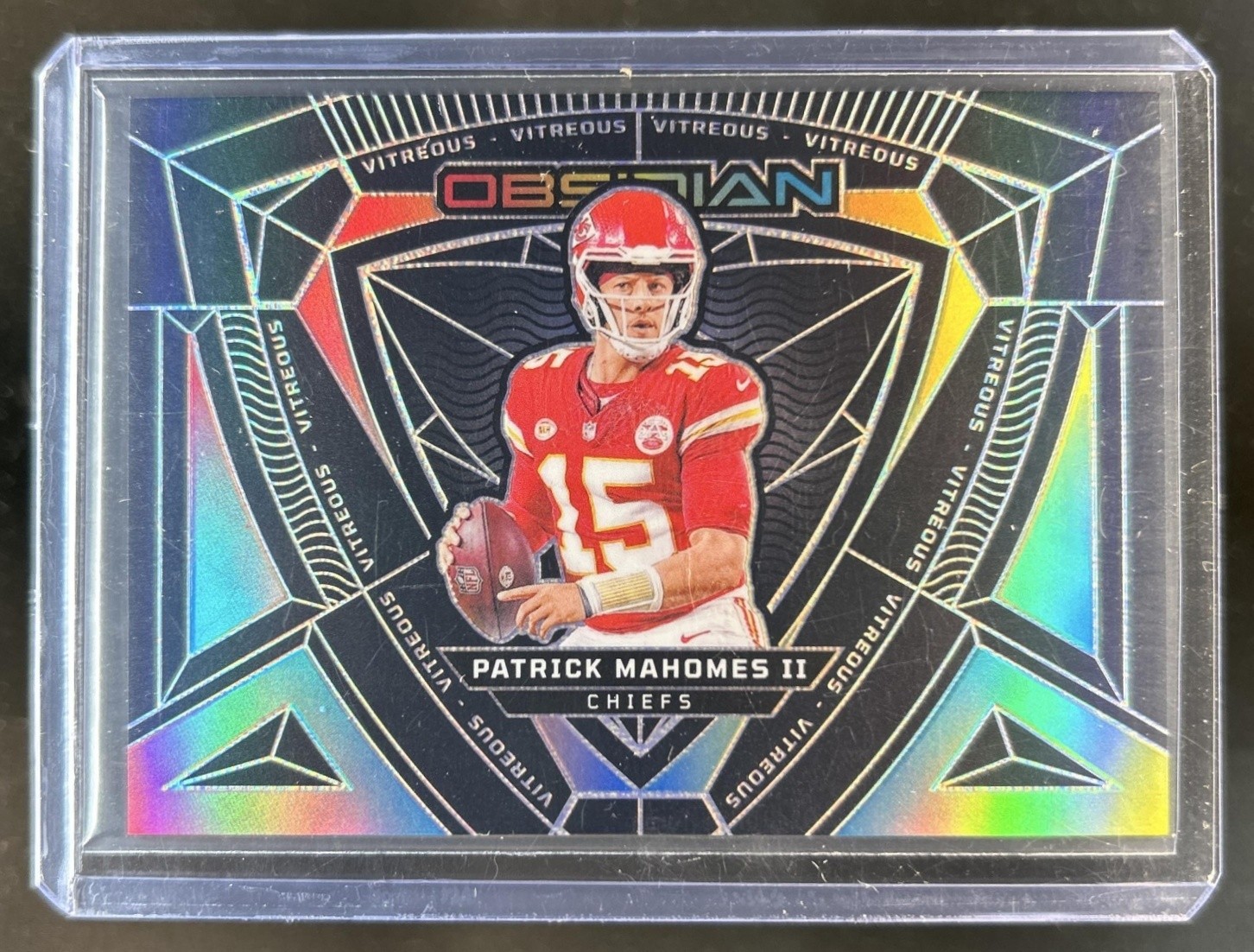 2024 Panini Obsidian Patrick Mahomes II Vitreous #12 Chiefs