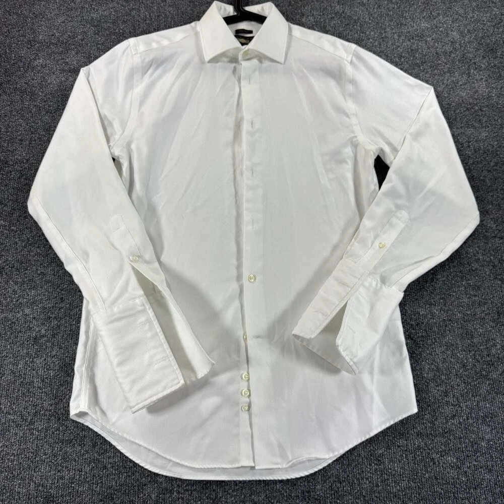 joseph abboud white slim fit tuxedo dress shirt Modern Fit Performance Stretch Dress Shirt | White Solid