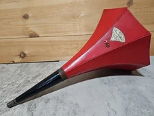 Antique Thomas A Edison Cylinder Phonograph Fireside Horn Painted Speaker