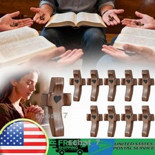 Cross My Heart Encouragement Gift Stress Relief Wooden Cross Fidget Pocket Gifts