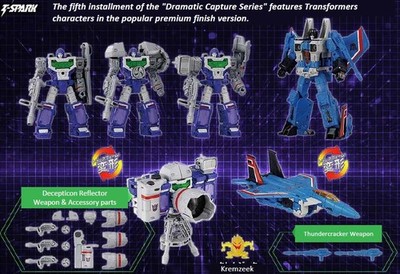 Takaratomy Transformers Dramatic Capture Series Decepticons Part 1: Thundercra