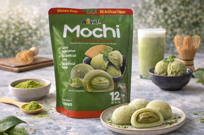 ROYAL FAMILY MOCHI - MATCHA LATTE PEG BAG Flavored Creme Sweet Rice Dough