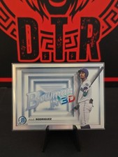 2022 Bowman - Bowman in 3-D! #B3D-16 Julio Rodriguez (RC) Refractor