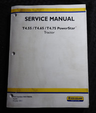 New Holland T4.55 T4.65 T4.75 Powerstar Tractor Service Repair Manual 600+ Pgs