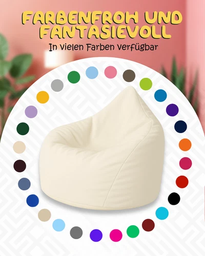 PatchHome Sitzsack XL- Jumbo Sitzkissen Bodenkissen Kinder und Erwachsene - Bild 158 von 203