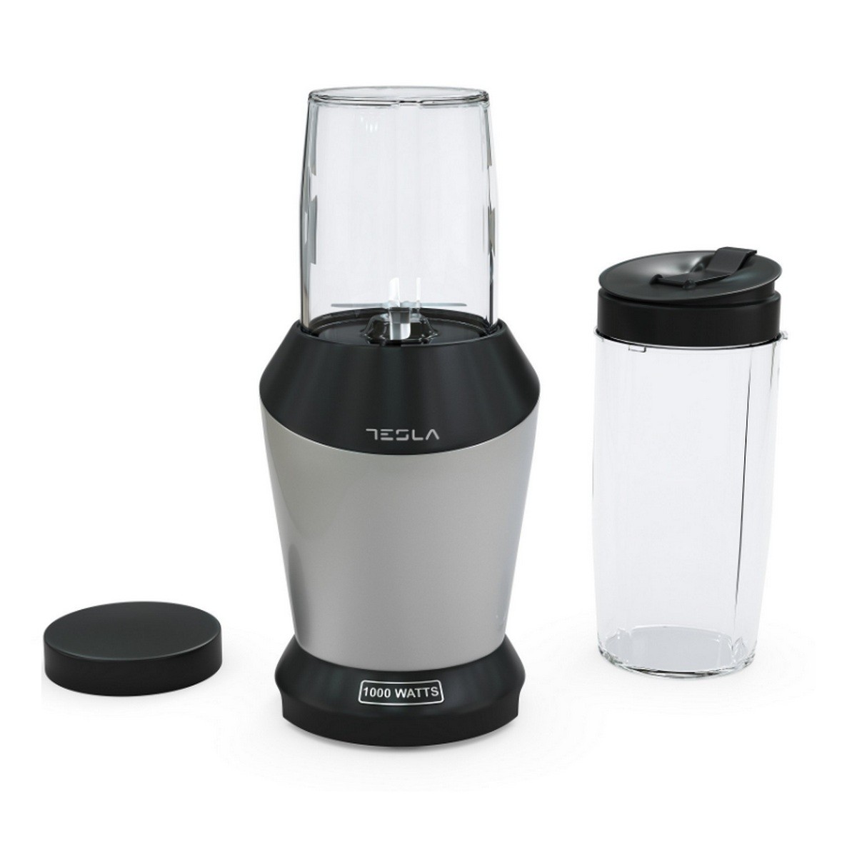 Blender Tesla NB301BXA 1000w gris et noir avec gourde de 700ml