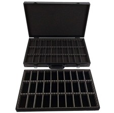HO Slot Car Aluminum Carrying Case For AFX Auto World Tyco Aurora Fits 60 cars