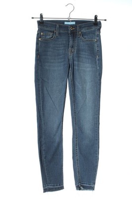 7 FOR ALL MANKIND High Waist Jeans Damen Jeans Gr. DE 34 blau Casual-Look