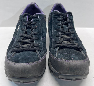 ECCO Womens Shoes Size 7.5 Black Suede Hiking Waterproof Vibram