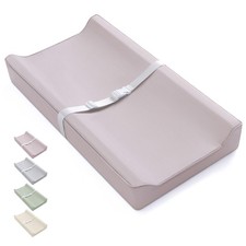 Blissful Diary Vegan Leather Baby Changing Pad with Waterproof  Taupe