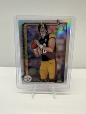 2025 Topps Chrome NFL Will Howard Rookie Silver Refractor Steelers RC #321