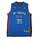 Oklahoma City Thunder Jersey Mens XL NBA Adidas Autographed Durant 35 Signed