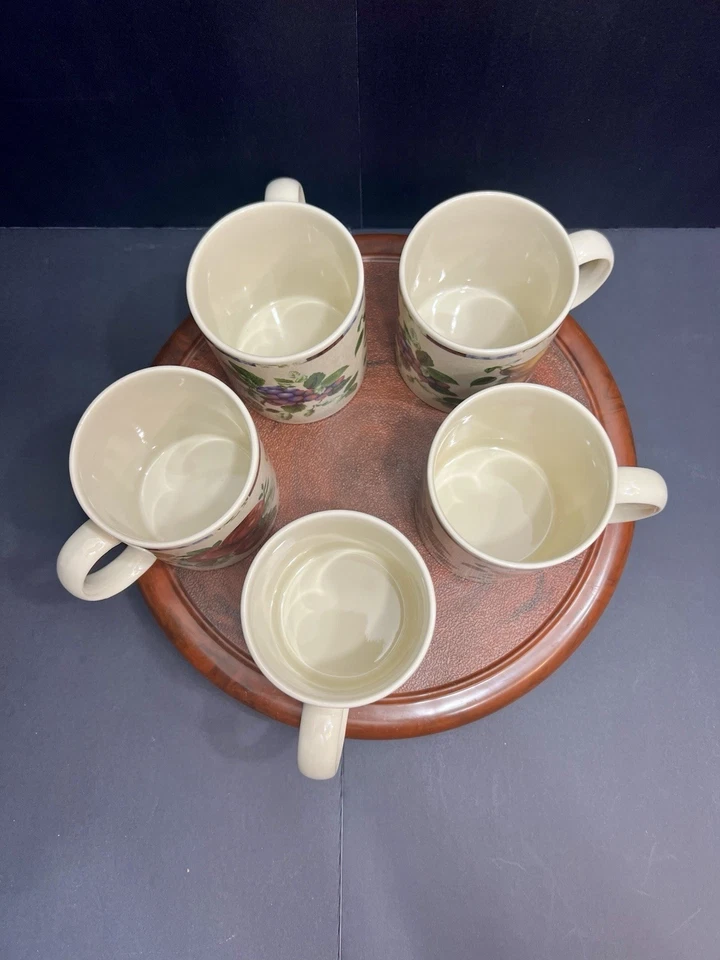 Juego de 5 tazas/tazas de café Sakura Sonoma Excell sin usar Foto 4 de 4