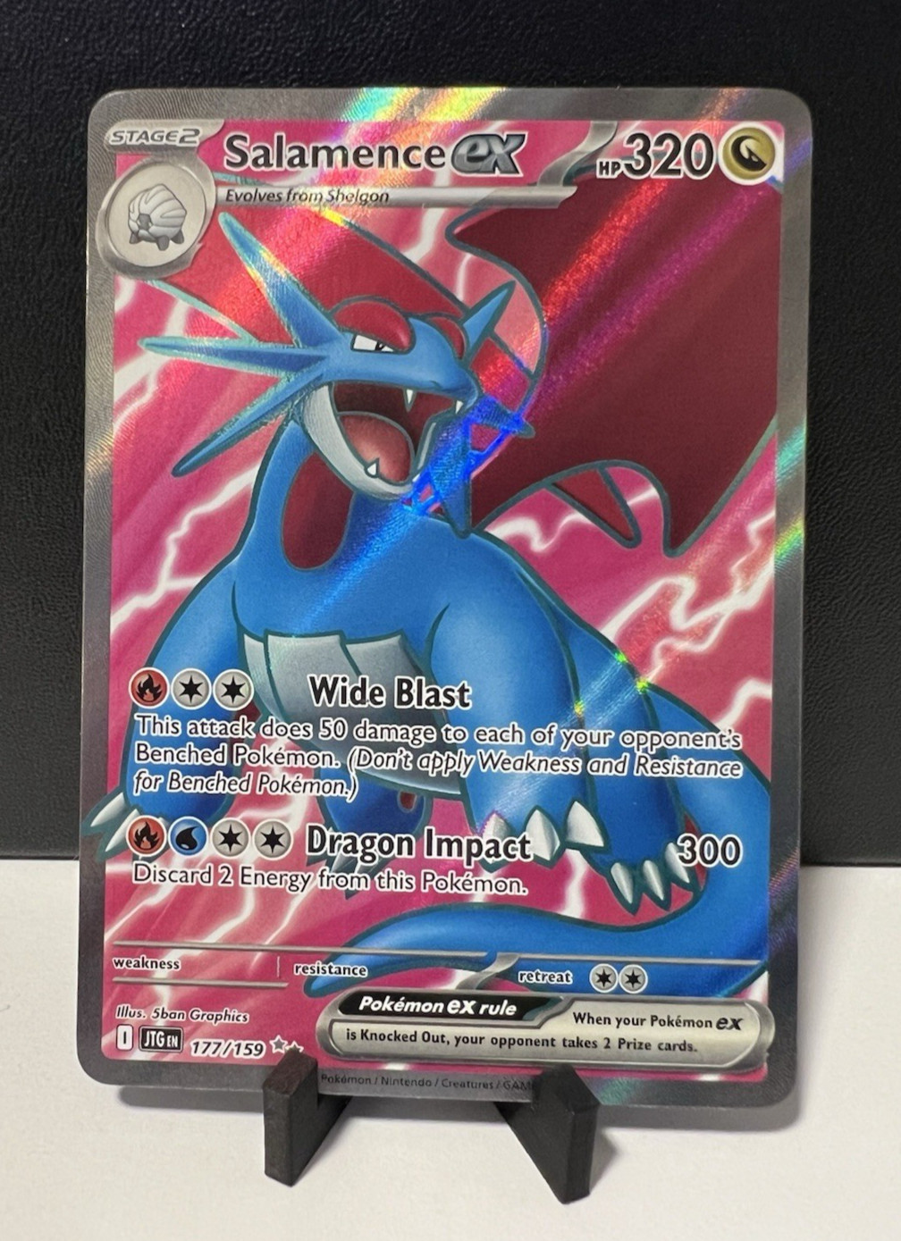 Salamence ex 177/159 - Pokémon TCG Journey Together NM