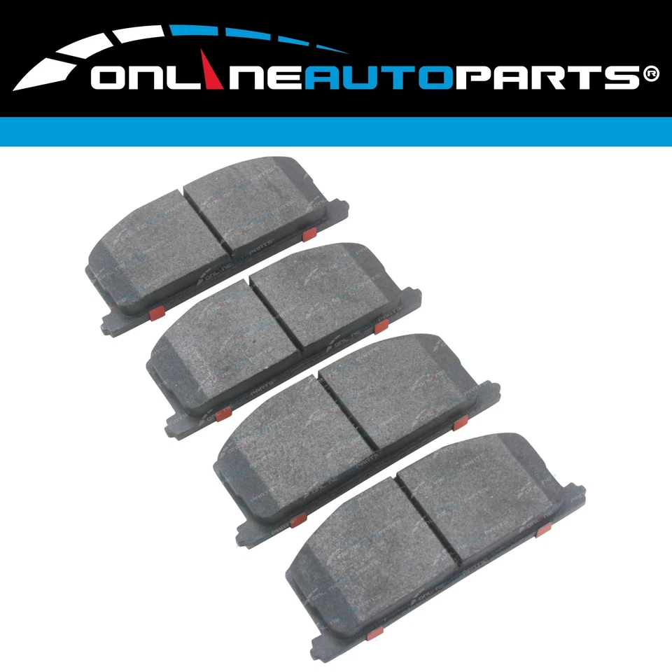 Front Brake Pad Set for Toyota Starlet EP82 EP91 4cyl 1.3L 4E-FTE 4E-FE 1996~99 - image 3 of 4