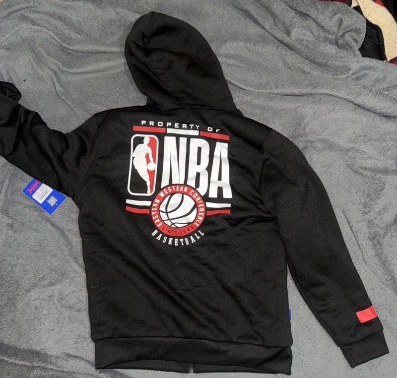 NBA Eastern Western Conference - Sherpa Lined - Zip-Up Jacket - Mens Size small