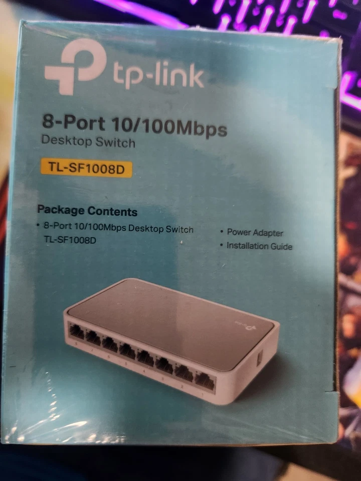 TP-Link TL-SF1008D Desktop Switch 8-Port 10/100Mbps Fast Ethernet - Image 2 of 4