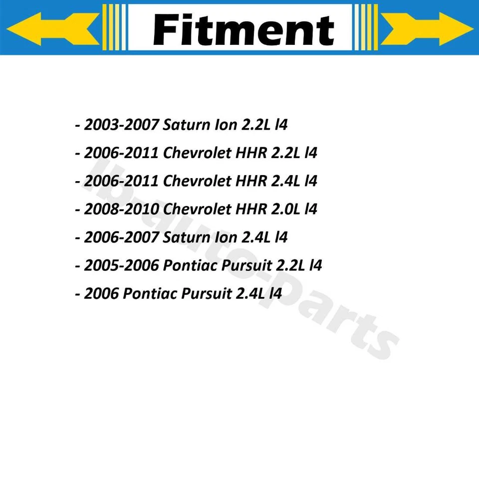 Manguera de freno trasero 2x para Pontiac Pursuit 2006 2,4 L 2008-2010 Chevrolet HHR 2,0 L Foto 2 de 4