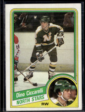 1984-85 Topps #73 Dino Ciccarelli Minnesota North Stars (HOF) EX
