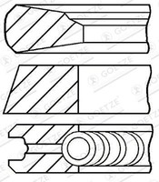 Goetze Engine Kolbenringsatz 08-123900-00