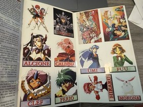 Magic Knight Rayearth SEGA SATURN CIB Stickers/Reg TESTED & WORKING Complete