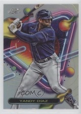 2023 Topps Cosmic Chrome Refractor Yandy Diaz Yandy Díaz #186 18mh