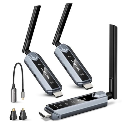 VENTION Wireless HDMI Transmitter and Receiver 656FT with LED Screen, Up to 6...