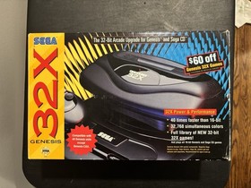 Sega Genesis 32X Console System In Box MK-84000 Tested & Works Near Complete