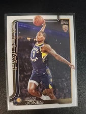 2025-26 Topps Kam Jones RC Rookie #239 Pacers