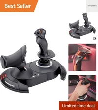 T-Flight Hotas X: Ergonomic Flight Stick for PC & Mac - 12 Programmable Buttons