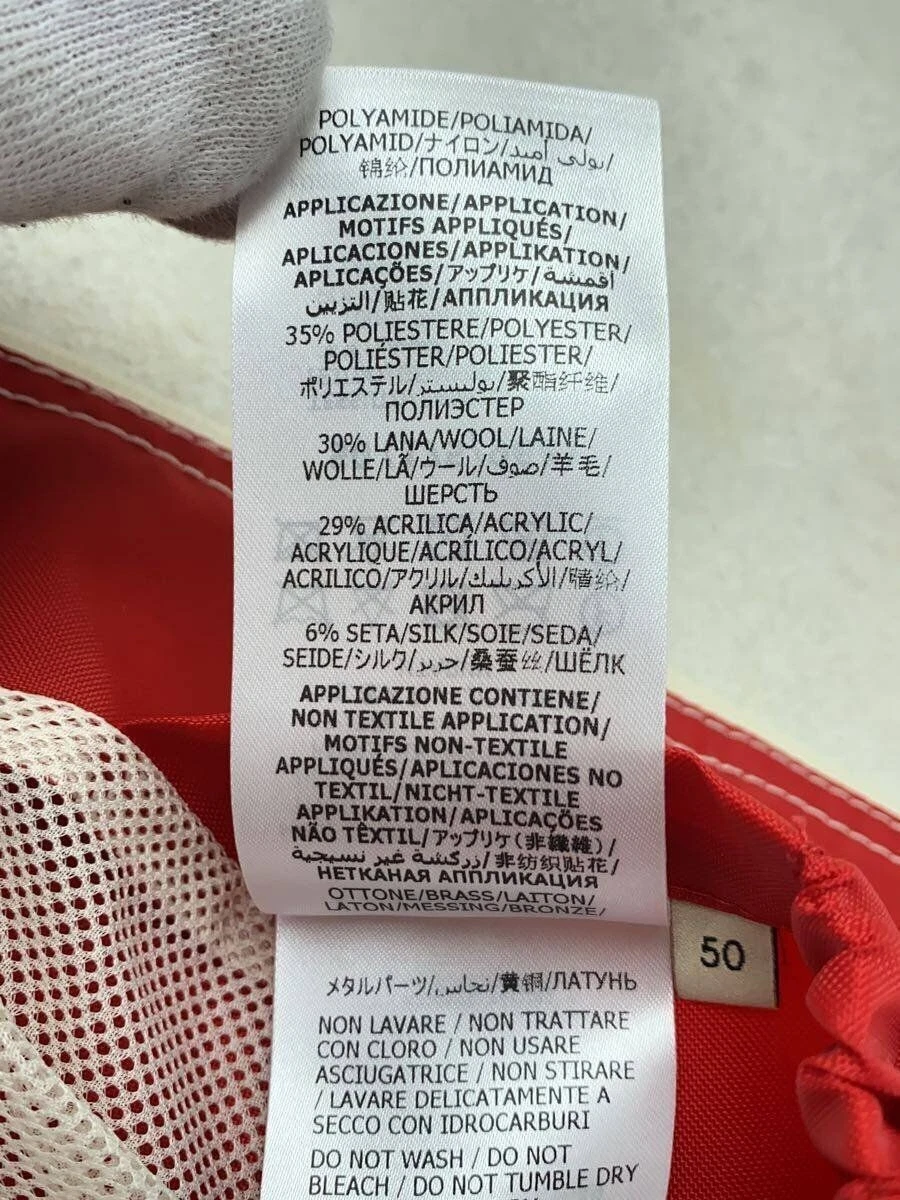 GUCCI Altro Kitten Patch Animale Giacca 50 Nylon ROSSO 654025