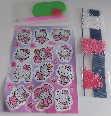 12 Hello Kitty/ Diamond Painting/ Sticker/ Aufkleber/ Katze/ Cartoon/ Basteln