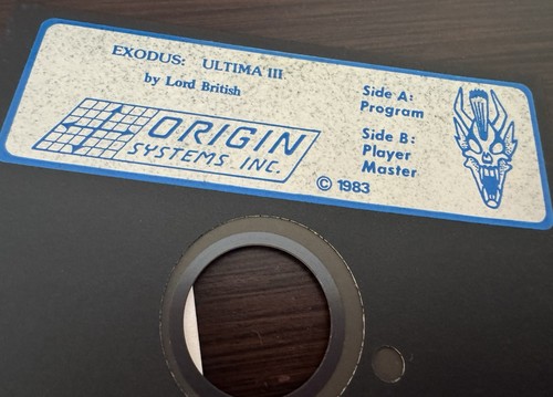 Ultima III Exodus Game By Lord British Fantasy Games Boxed Complete With Map!! - Picture 7 of 13