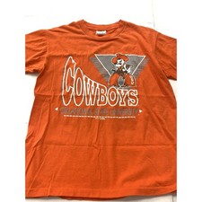 Vintage Vtg 90s Oklahoma State University T Shirt Cowboys Sz L Made In USA 1992