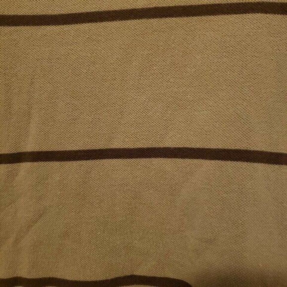 Faded Glory Mens Sz XL Green Striped Short Sleeve Polo Shirt | eBay
